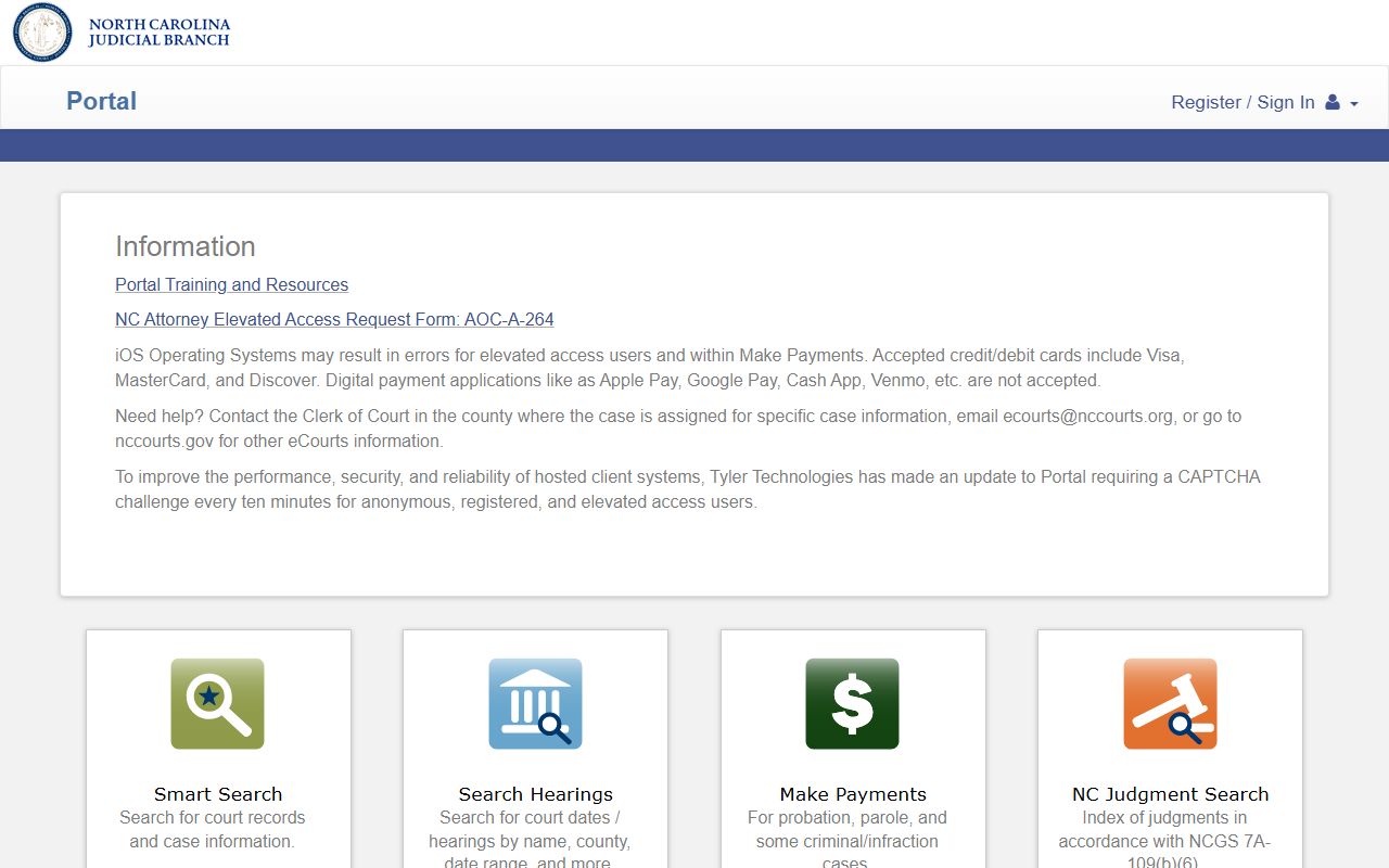 Gates County court records eCourts Portal home
